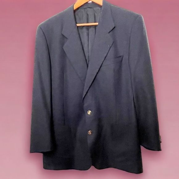 Other - ❤️💗❤️ Vintage Navy Blazer ACTWU-TAVT / Union Made - HONNI•SOIT QUI•MAL•Y•PENSE